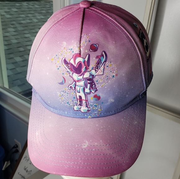 Lego Movie 2 Girls Character Graphic Systar System Ombre Tiedye Stars Ballcap OS - Picture 7 of 14